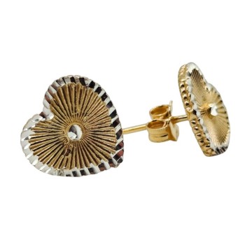 orecchini in argento cuore rigato mod. NCOR913 [3a47b6f4]