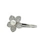anello fiore con zirconi e perla mod. R1768 [1fdf9c20]