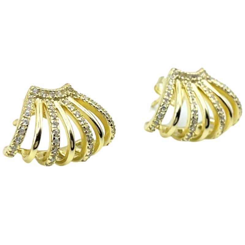 orecchini multifilo in argento mod. 66347 [6c7b69ba]