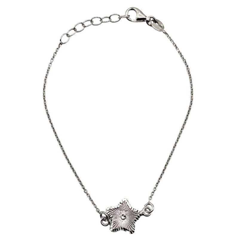 br. in argento con stella rigata mod.NCBR611 [81c86396]