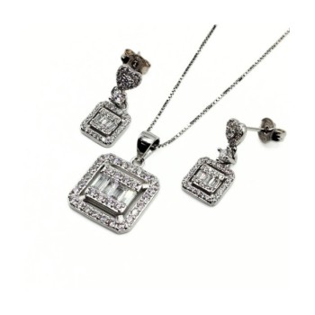 parure in argento con zirc. mod. TGHSET7406 [407feee5]