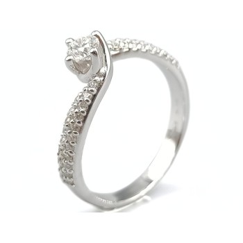 anello solitario in oro mod.an0118a [ee9d174f]