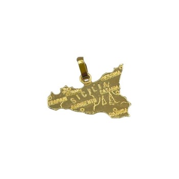 pendente grande sicilia in oro 18kt mod. GPDM49-108 [c62a0da5]