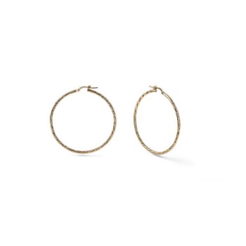 orecchini a cerchio diamantati maxi mod.2733 [3b09d1b9]