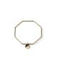 bracciale bronzo dorato bangle ottagonale mod. 2738 [aaa62f23]