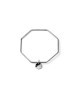 bracciale bronzo rodiato bangle ottagonale mod. 2739 [27c1226a]