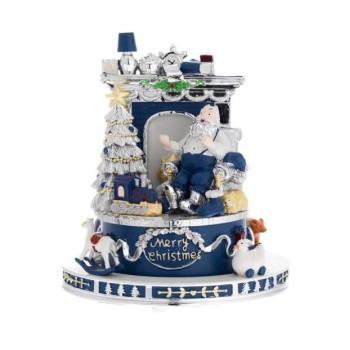 giostra con babbo natale blu mod. 8602-13bl [64c193f2]