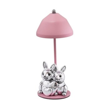 lampada conigli cuore rosa mod. b4229-01r [940deac4]