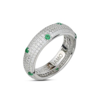 anello in argento e zirconi mod. an524vg [e5786114]