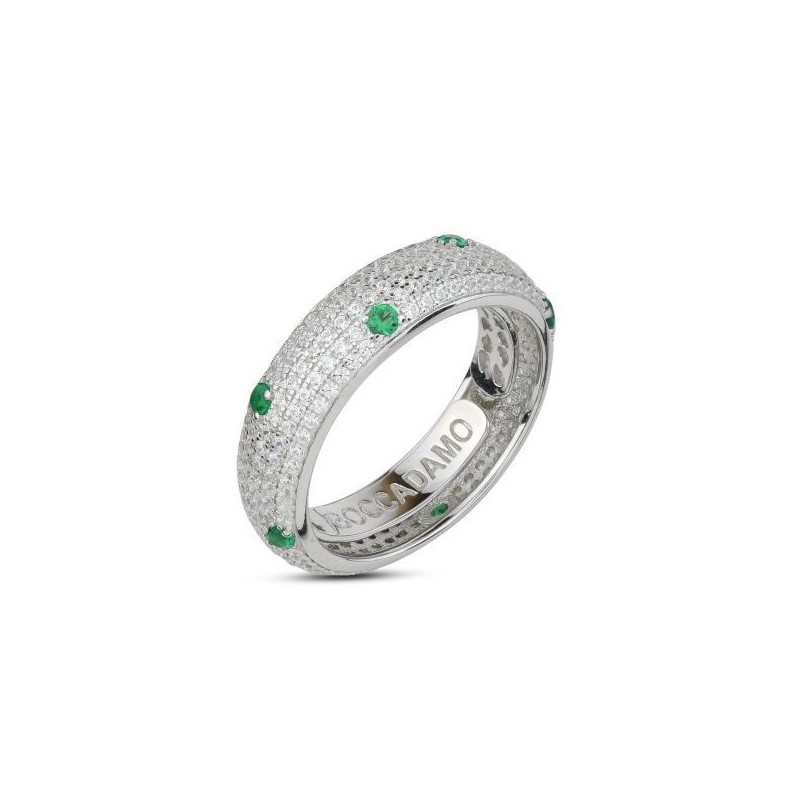 anello in argento e zirconi mod. an524vg [e5786114]