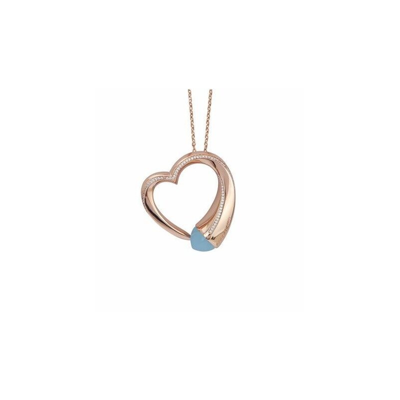 collana in metallo con cristalli mod. kgr032ra [b15130df]