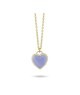 collana cuore in acciaio dorato e bronzo mod. mr/gr01 [22400a8c]