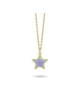 collana stella in acciaio dorato e bronzo mod. mr/gr04 [2ca4f3e5]