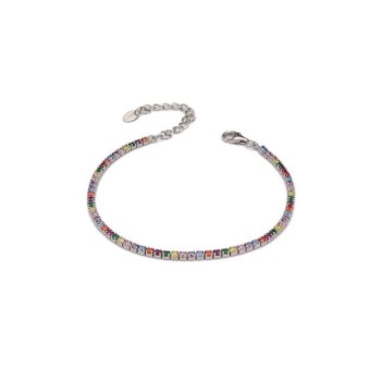 bracciale in argento e zirconi mod. br592m [b8655130]