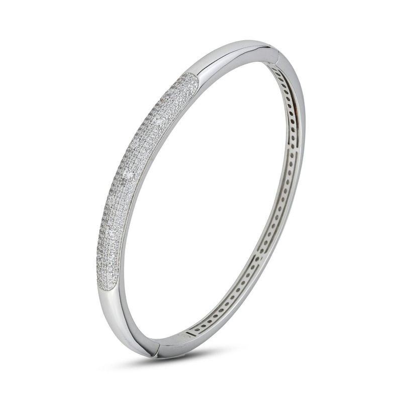 bracciale argento e zirconi mod. br619 [f0d248ff]