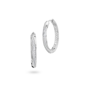 orecchini in metallo con zirconi mod. kor046 [53bc3a47]