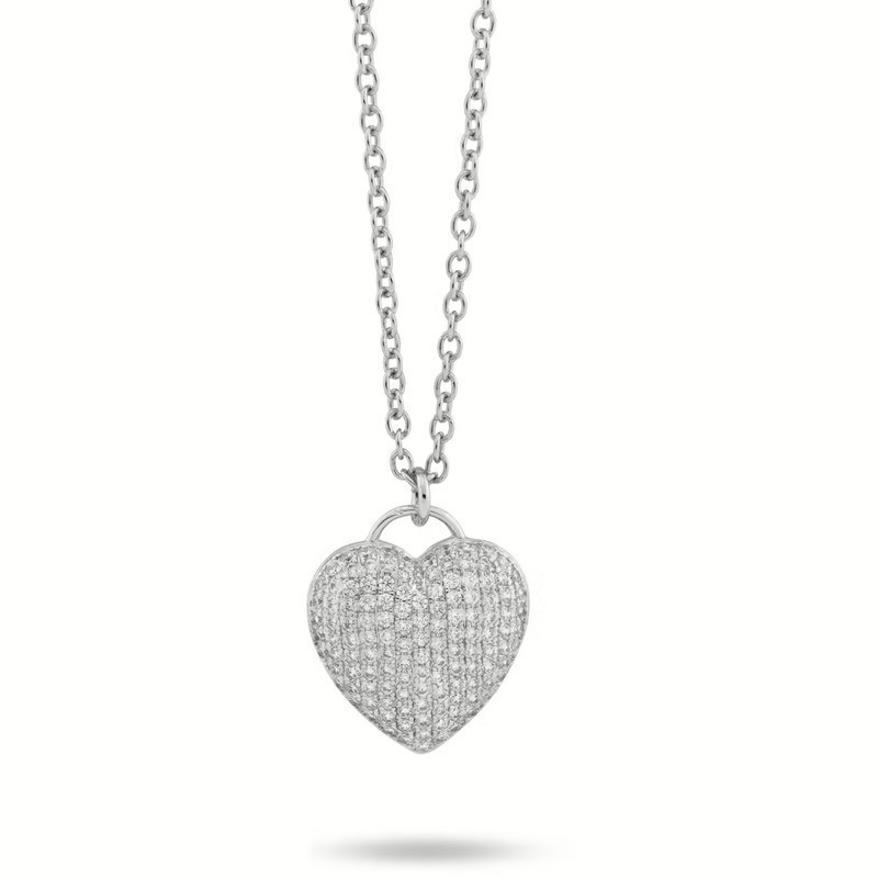 collana cuore in acciaio e bronzo mod. mr/gr09 [2447e3cd]