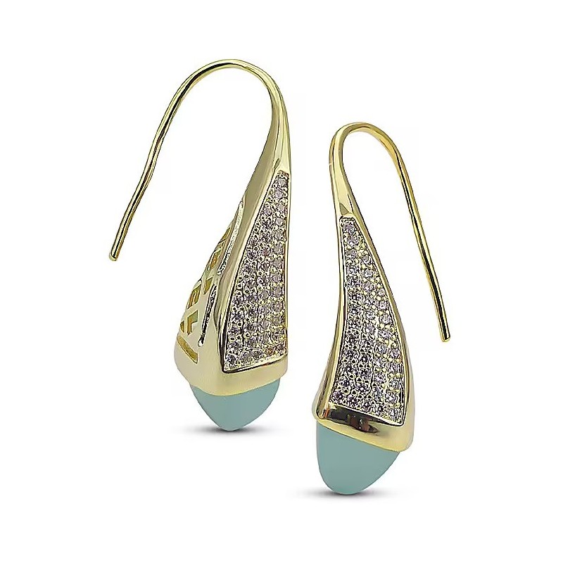 orecchini cristalli e zirconi mod. kor028da [edac9456]