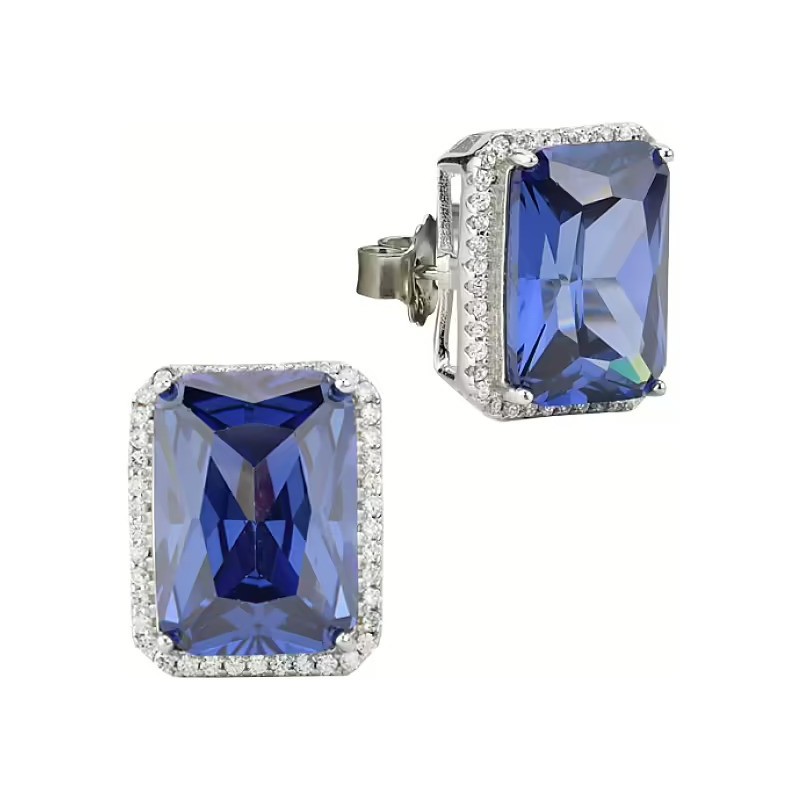 orecchini in argento con cristalli e zirconi mod. or812b [5632d880]